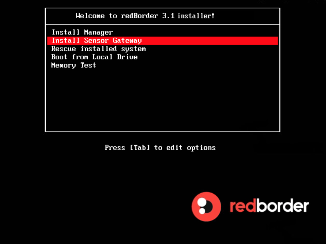 Asistente de instalación redborder: Instalar sensor Mail Gateway