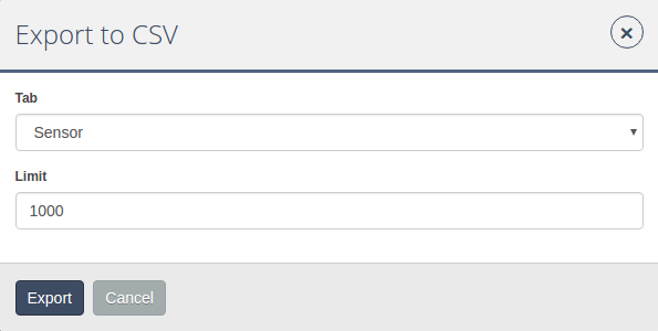 export to csv